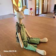 <br>Un lapinou offert pour les 40 ans de mariage de Francois et Virginie Ã Nice en juillet 2025.<br><br> Les noces <b>Emeraude</b>... Cela se fete :)<br><br>